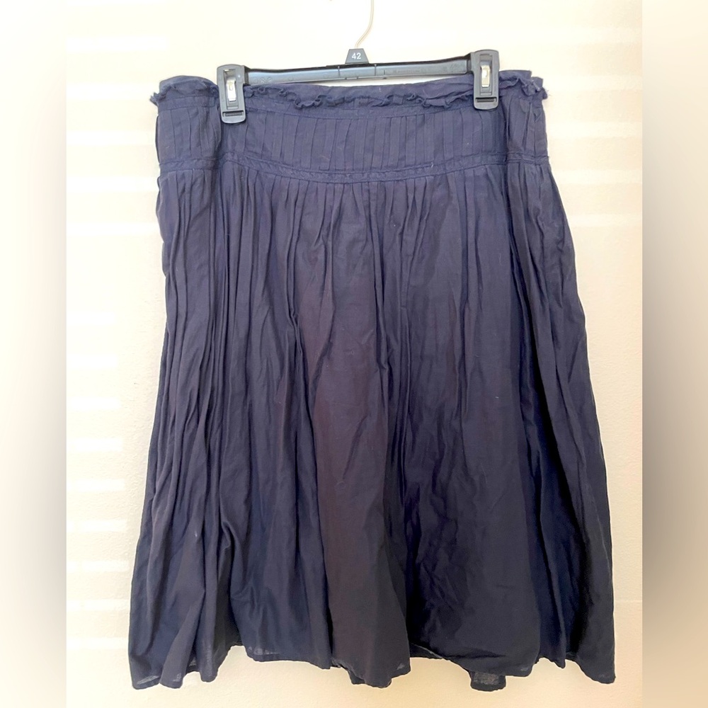 Vintage Calvin Klein Skirt Navy Blue Size 12 - Picture 2 of 4